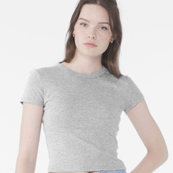 Bella Ladies Micro Rib Baby T-Shirt Thumbnail
