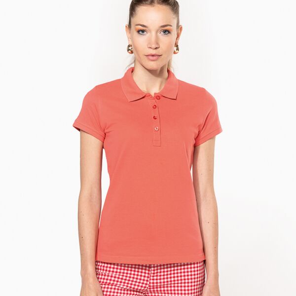 Kariban Ladies Short Sleeve Piqué Polo Shirt Thumbnail
