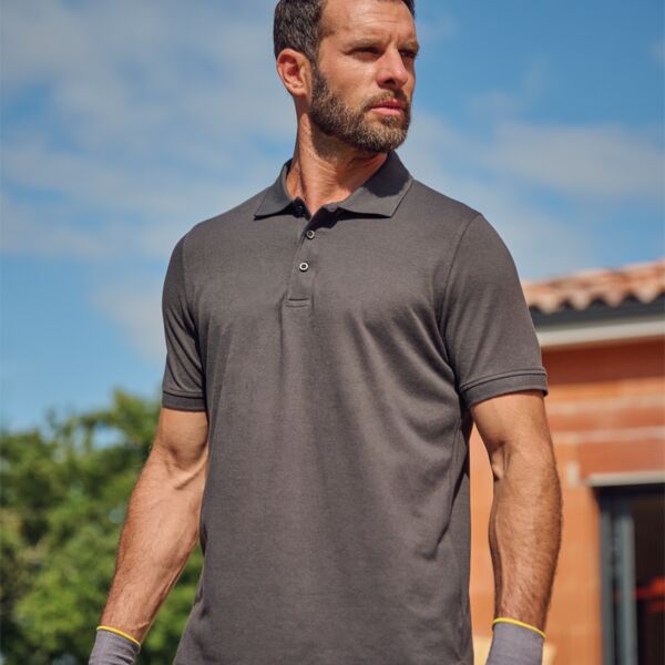 WK Designed to Work Anti-Bacterial Piqué Polo Shirt Thumbnail