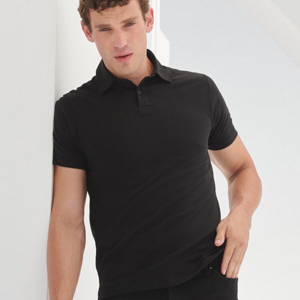Short sleeve stretch polo Thumbnail