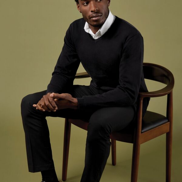 Regular Fit Arundel Long Sleeve V-Neck Sweater Thumbnail