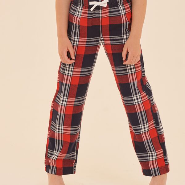 SF Clothing Kids Tartan Lounge Pants Thumbnail