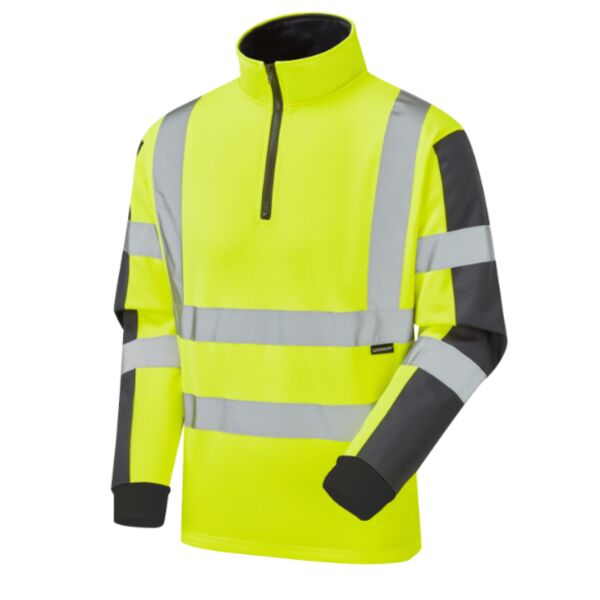 Supertouch Hi Vis 2 Tone Yellow Rugby Shirt Thumbnail